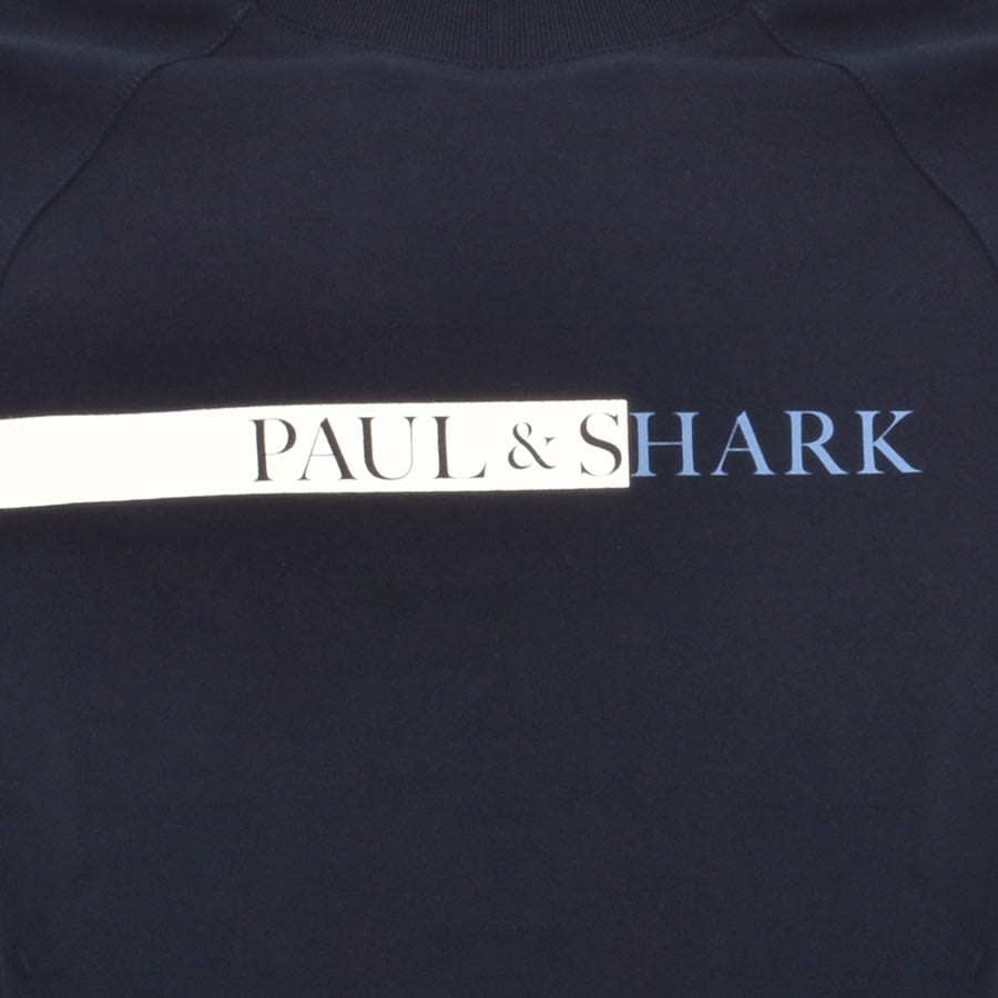 Paul And Shark Logo Sweatshirt Navy
